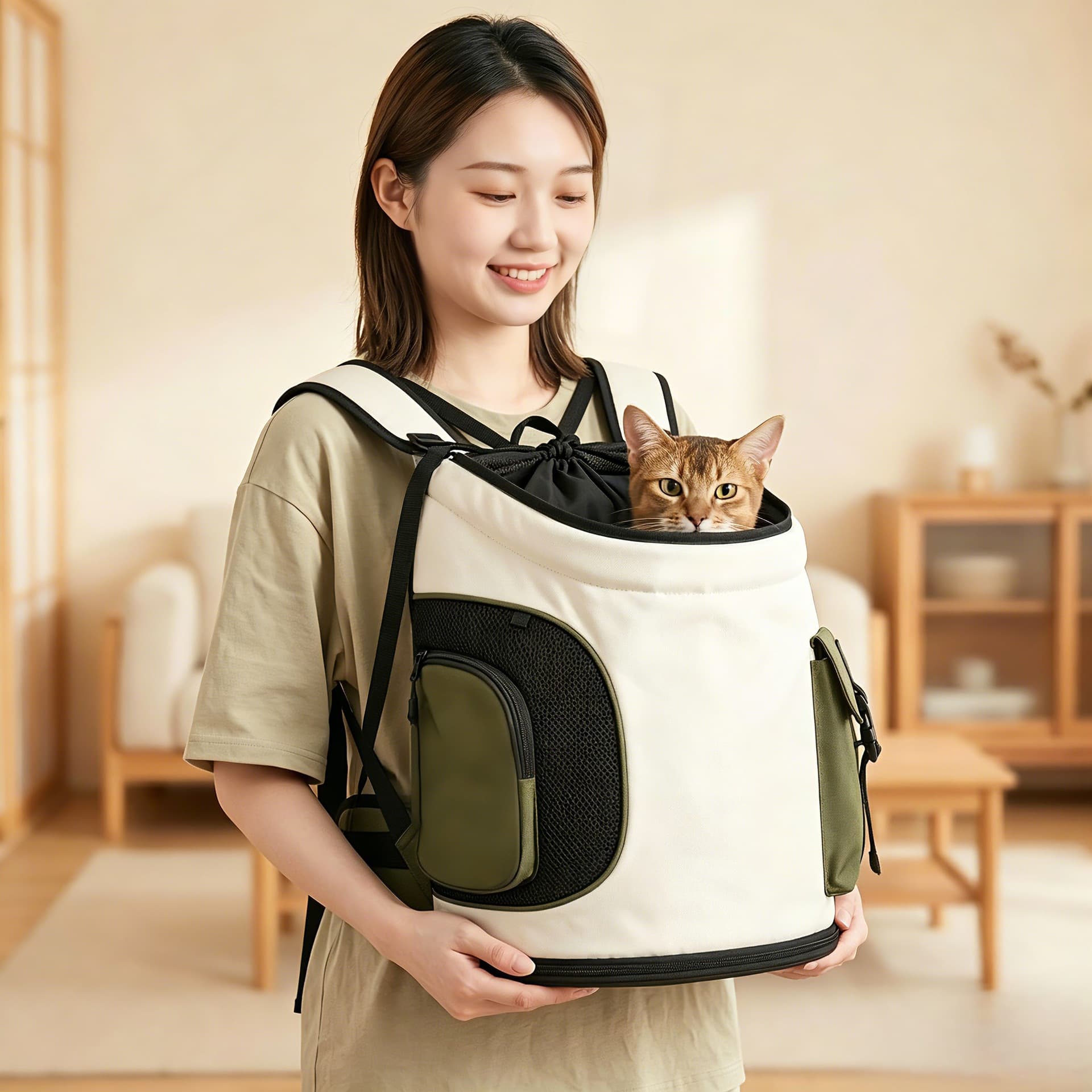 Kedi Taşıma Çantası Cozy