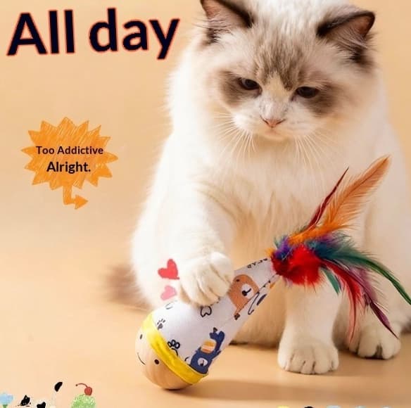 Kedi Sallanan Hareketli Oyuncak Duo